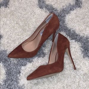 Steve Madden Daisie Suede Pump Cognac size 6